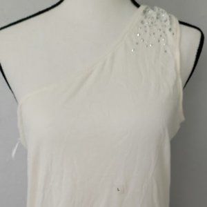 3/$30 Bundle: NWT - Express one shoulder BLING dress tank